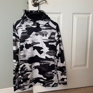 Under Armour Black and White Camo Pullover